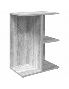 Comodino Grigio Sonoma 46,5x29x61 cm in Legno Multistrato