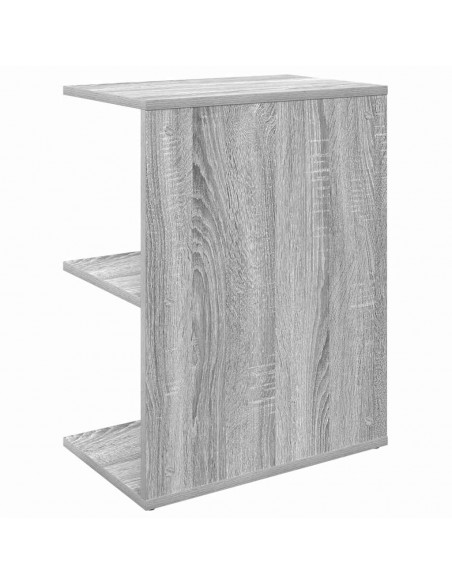 Comodino Grigio Sonoma 46,5x29x61 cm in Legno Multistrato