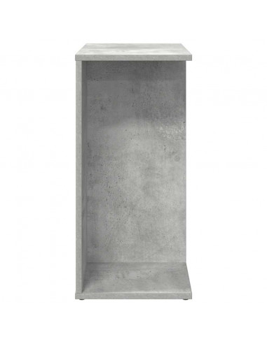 Comodino Grigio Cemento 46,5x29x61 cm in Legno Multistrato