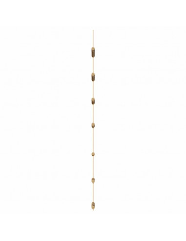 Decorazioni Parete a Forma di Scala 2 pz 30x100cm Ramo Naturale