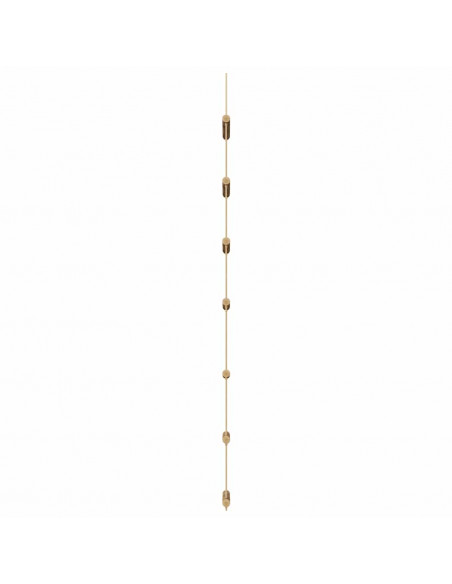 Decorazioni Parete a Forma di Scala 2 pz 30x100cm Ramo Naturale