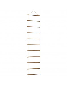 Decorazione da Parete a Forma di Scala 50x200 cm Ramo Naturale
