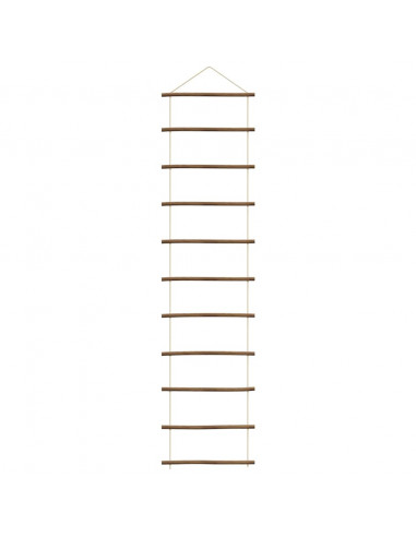 Decorazione da Parete a Forma di Scala 50x200 cm Ramo Naturale