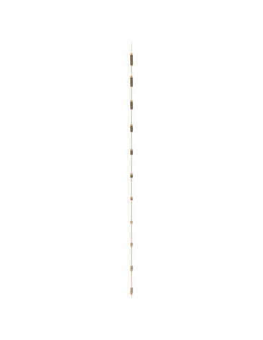 Decorazione da Parete a Forma di Scala 50x200 cm Ramo Naturale