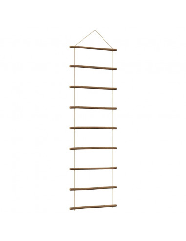 Decorazione da Parete a Forma di Scala 50x150 cm Ramo Naturale