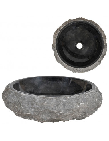 Lavandino 40x12 cm in Marmo Nero