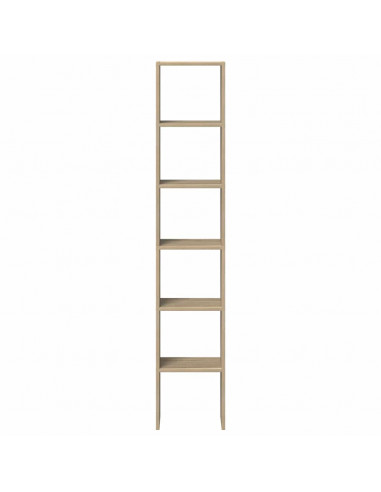 Librerie 2 pz Impilabili Rovere Sonoma 30x30x80 cm Truciolato