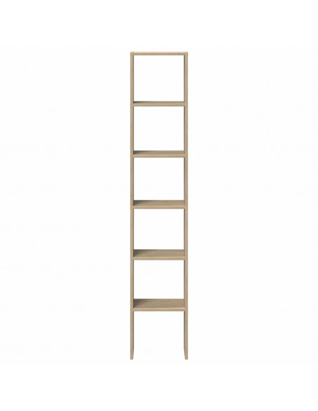 Librerie 2 pz Impilabili Rovere Sonoma 30x30x80 cm Truciolato