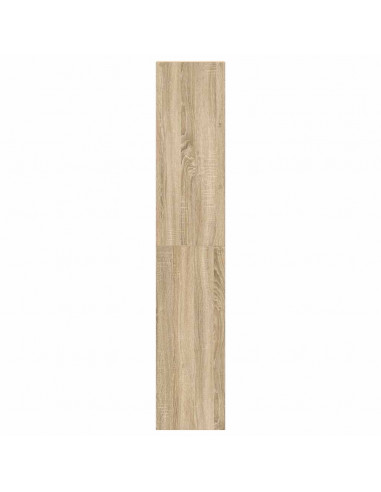 Librerie 2 pz Impilabili Rovere Sonoma 30x30x80 cm Truciolato