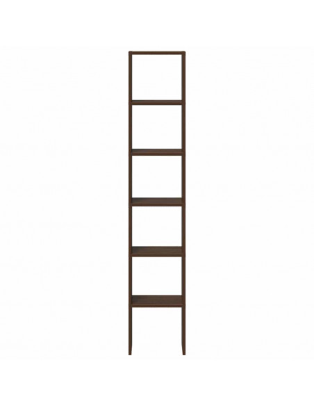 Librerie 2 pz Impilabili Rovere Marrone 30x30x80 cm Truciolato