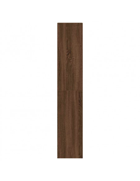 Librerie 2 pz Impilabili Rovere Marrone 30x30x80 cm Truciolato