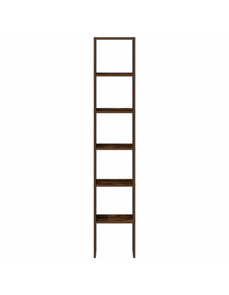 Librerie 2 pz Impilabili Rovere Fumo 30x30x80 cm in Truciolato