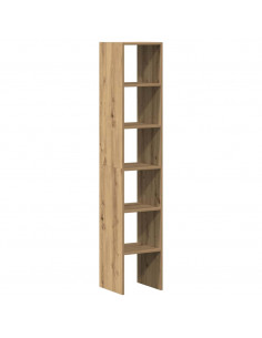 Librerie 2 pz Impilabili Rovere 30x30x80 cm Legno Multistrato