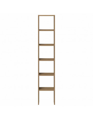 Librerie 2 pz Impilabili Rovere 30x30x80 cm Legno Multistrato