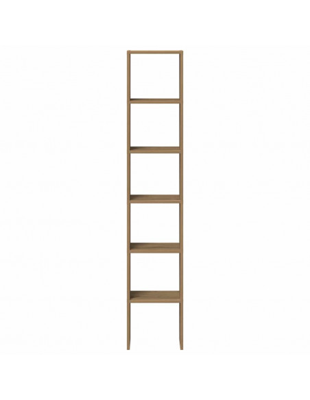 Librerie 2 pz Impilabili Rovere 30x30x80 cm Legno Multistrato