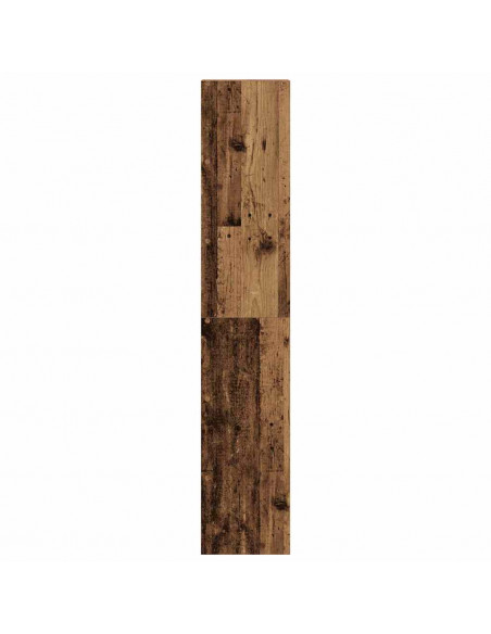 Librerie 2 pz Impilabili Legno Antico 30x30x80 cm in Truciolato