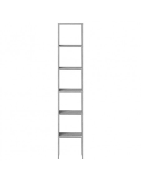 Librerie 2 pz Impilabili Grigio Sonoma 30x30x80cm in Truciolato