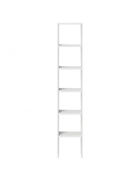 Librerie 2 pz Impilabili Bianchi 30x30x80 cm Legno Multistrato