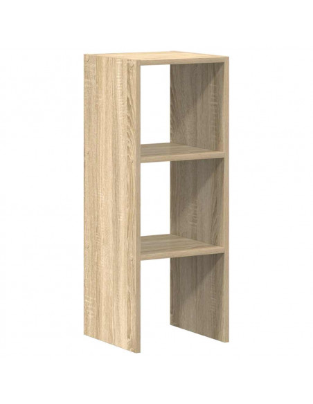 Libreria Impilabili Rovere Sonoma 30x30x80 cm Legno Multistrato