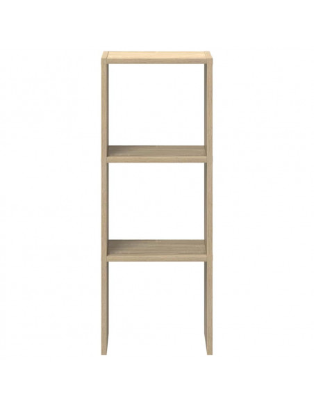 Libreria Impilabili Rovere Sonoma 30x30x80 cm Legno Multistrato