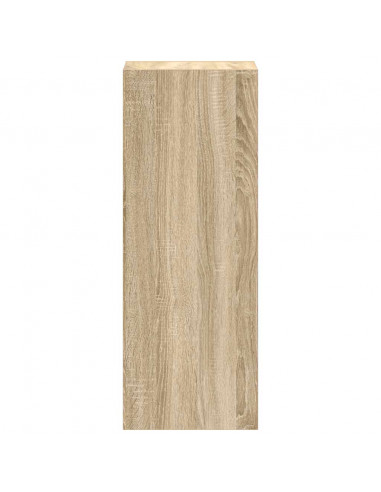 Libreria Impilabili Rovere Sonoma 30x30x80 cm Legno Multistrato