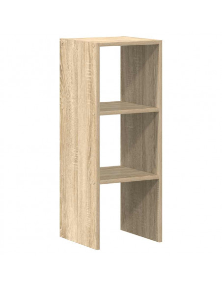 Libreria Impilabili Rovere Sonoma 30x30x80 cm Legno Multistrato