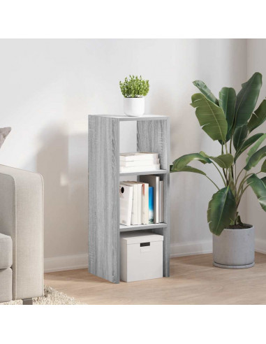 Libreria Impilabili Grigio Sonoma 30x30x80 cm Legno Multistrato