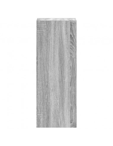 Libreria Impilabili Grigio Sonoma 30x30x80 cm Legno Multistrato