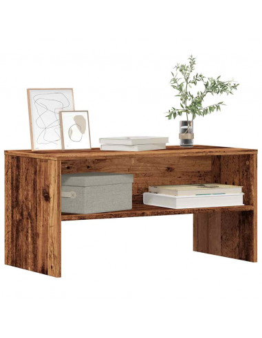 Mobile Porta TV Legno Antico 80x40x40 cm in Legno Multistrato