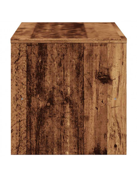 Mobile Porta TV Legno Antico 80x40x40 cm in Legno Multistrato