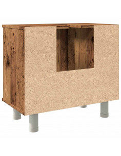 Mobile da Bagno Legno Antico 60x32x53,5 cm in Legno Multistrato