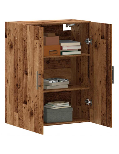 Mobile a Parete Legno Antico 69,5x34x90 cm