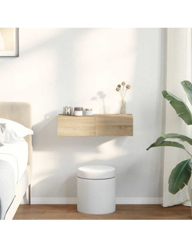 Scaffale a Parete con Cassetti Sonoma 60x26,5x15 cm Truciolato