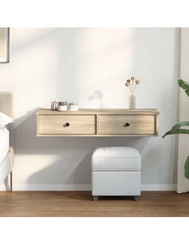 Scaffale a Parete con Cassetti Sonoma 100x37,5x19 cm Truciolato