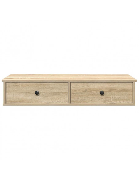 Scaffale a Parete con Cassetti Sonoma 100x37,5x19 cm Truciolato