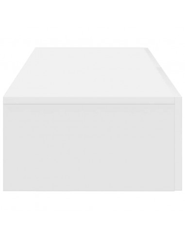 Scaffale a Parete con Cassetti Bianco 60x26,5x15 cm Truciolato