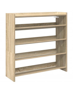 Scarpiera Rovere Sonoma 80x25x81 cm in Legno Multistrato