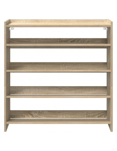 Scarpiera Rovere Sonoma 80x25x81 cm in Legno Multistrato