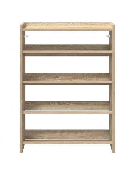 Scarpiera Rovere Sonoma 80x25x61,5 cm in Truciolato