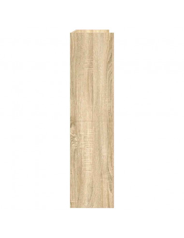 Scarpiera Rovere Sonoma 80x25x100 cm in Legno Multistrato