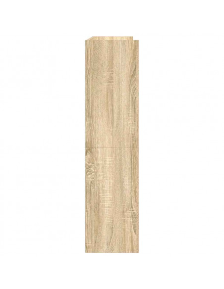 Scarpiera Rovere Sonoma 80x25x100 cm in Legno Multistrato