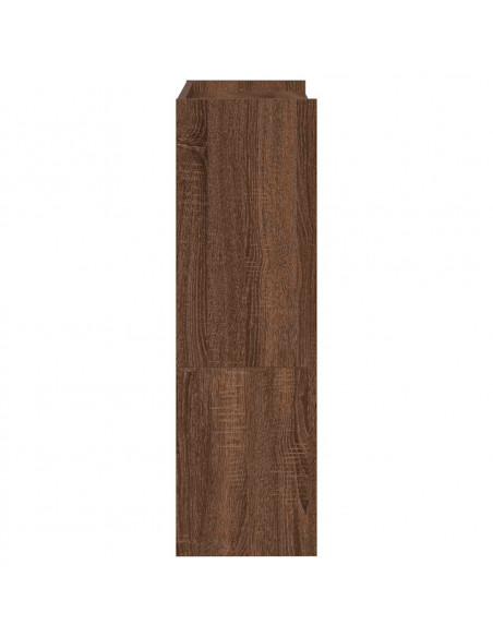 Scarpiera Rovere Marrone 80x25x61,5 cm in Truciolato