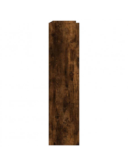 Scarpiera Rovere Fumo 80x25x100 cm in Legno Multistrato