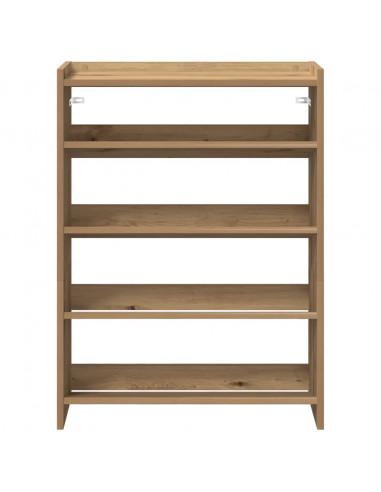 Scarpiera Rovere Artigianale 60x25x81 cm in Legno Multistrato