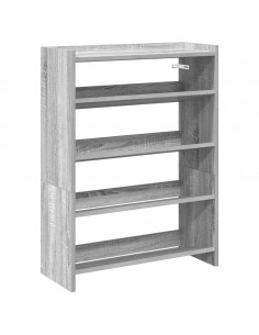 Scarpiera Grigio Sonoma 80x25x61,5 cm in Truciolato