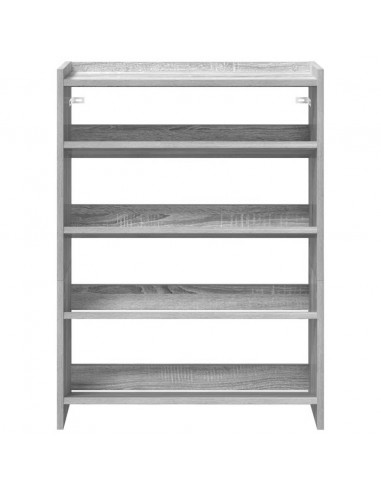 Scarpiera Grigio Sonoma 80x25x61,5 cm in Truciolato