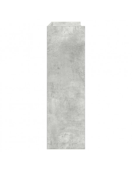 Scarpiera Grigio Cemento 80x25x81 cm in Legno Multistrato