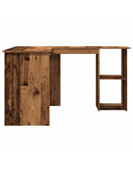 Scrivania Angolare Legno Antico 120x140x75 cm Legno Multistrato