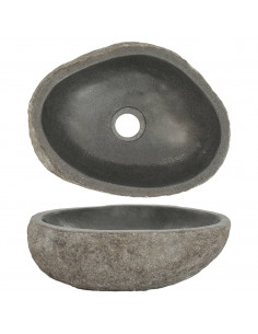 Lavandino in Pietra di Fiume Ovale (29-38)x(24-31) cm