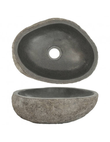 Lavandino in Pietra di Fiume Ovale (29-38)x(24-31) cm